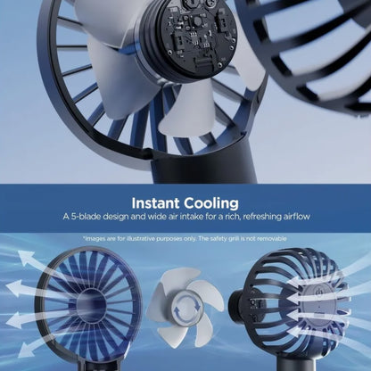 Tragbarer Ventilator Spigen A905, Schwarz AHP10454