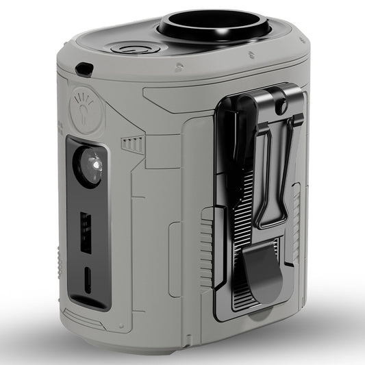 Tragbarer Ventilator Techsuit Z14 mit externem Akku 5000mAh, Grau