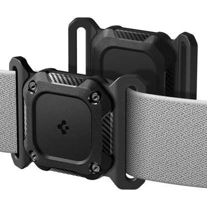 Spigen Tough Armor Halterung für Apple AirTag am Haustierhalsband, Schwarz